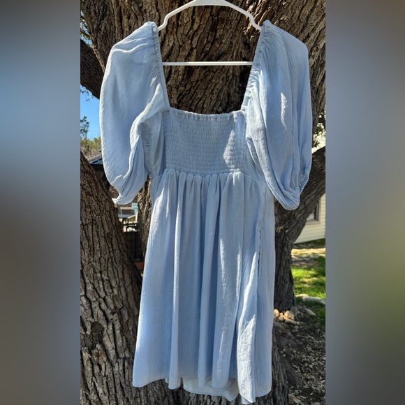 Abercrombie&Fitch Puff Sleeve Mini Dress - Picture 2 of 8